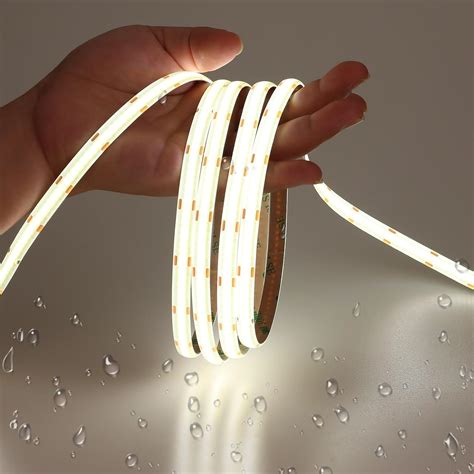 Amazon Joylit V Cob Led Strip Lights Ft M Ip Waterproof