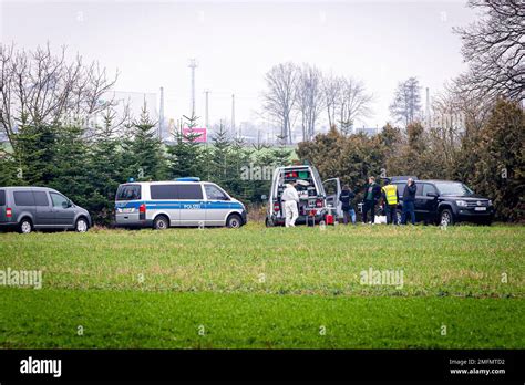 Wunstorf Deutschland Januar Polizeieinsatzfahrzeuge Und