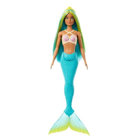 Boneca Barbie Sereia Cauda Verde Gua Mattel F Tima Crian A