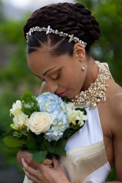 Wedding Updo For African American Women Natural Wedding Hairstyles