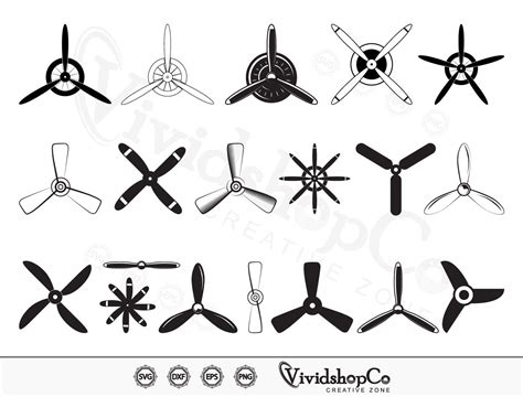 Aircraft Propeller Svg Propeller Svg Airplane Svg Flying Etsy Ireland