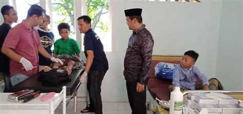 Komunitas Jurnalis Pidie Jaya Gelar Khitanan Massal Di Kecamatan Trienggadeng Acehinfo