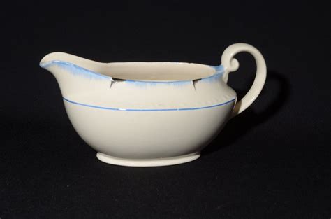 Swinnertons Majestic Vellum 1940s Ironstone Gravy Boat Blue Etsy