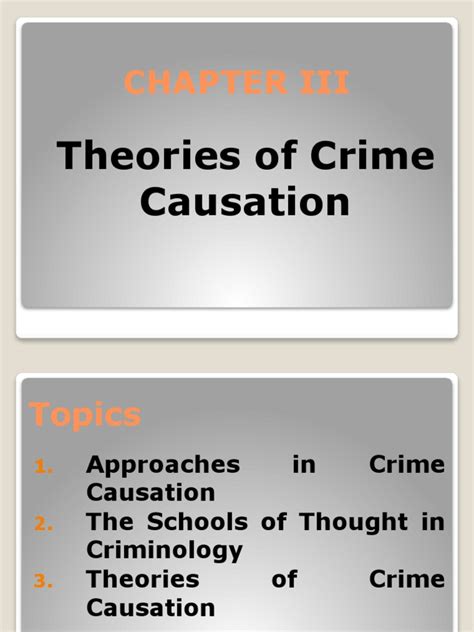 Intro To Crim Chap 3 Crime Theories And Approaches Pdf Criminology Crimes