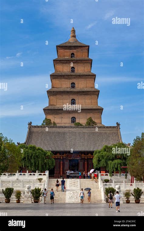 The Big Wild Goose Pagoda In Xian China Stock Photo Alamy