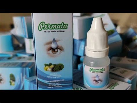 Obat Mata Katarak Tetes Mata Herbal Permata Eye Youtube