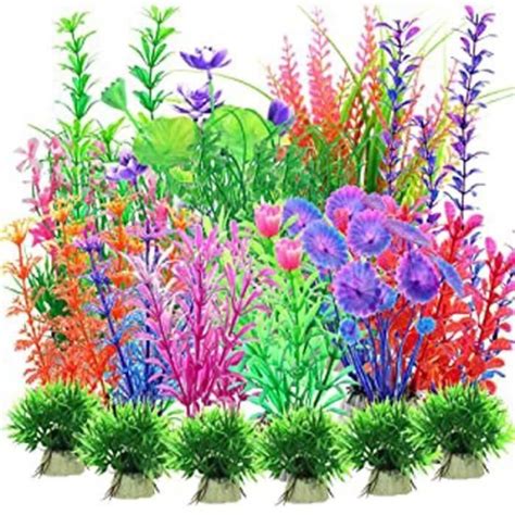 Aquarium Pi Ces Plantes En Plastique D Aquarium Plantes Aquatiques