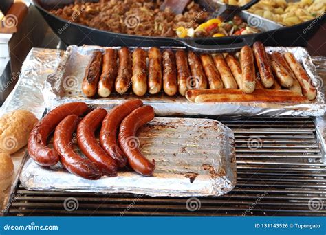 German Bratwurst Grill Stock Photo Image Of Meat Bratwurst 131143526