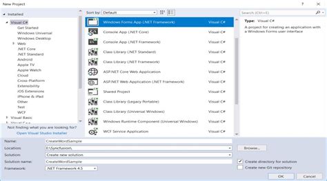 Create Word Document In Windows Forms Syncfusion