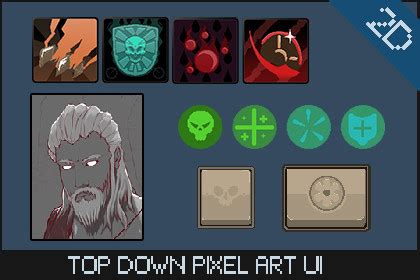 Pixel Art Top-Down RPG UI | Game Content Shopper – Unity Asset Store ...