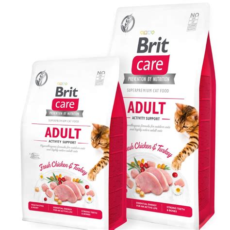 Пълноценна суха храна за котки с високи нива на активност Brit Care Cat