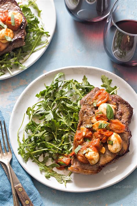 Caprese Steak Dinner For Two - Homemade In The Kitchen