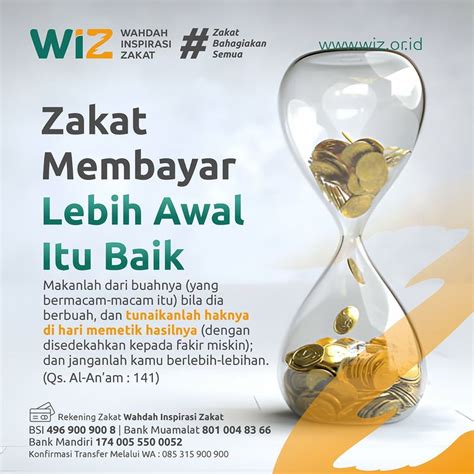 Berzakatlah Di Awal Waktu Bersama Laznas Wahdah Inspirasi Zakat