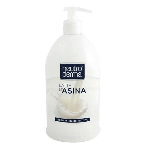 NEUTRODERMA Sapone Liquido Nutriente Al Latte D Asina 1L Latte