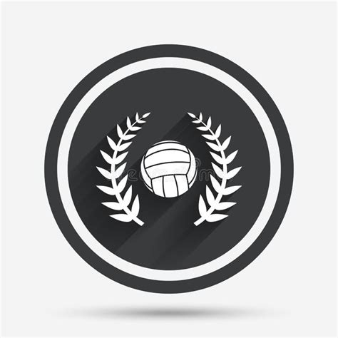Volleyball Sign Icon. Beach Sport Symbol. Stock Vector - Illustration ...