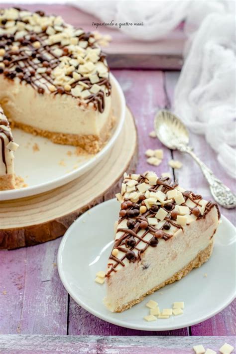 Cheesecake Al Cioccolato Bianco Impastando A Quattro Mani