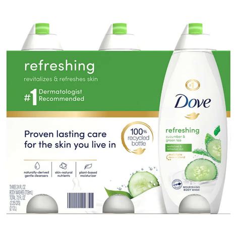 Dove Refreshing Cucumber And Green Tea Cool Moisture Body Wash 24 0 Fl