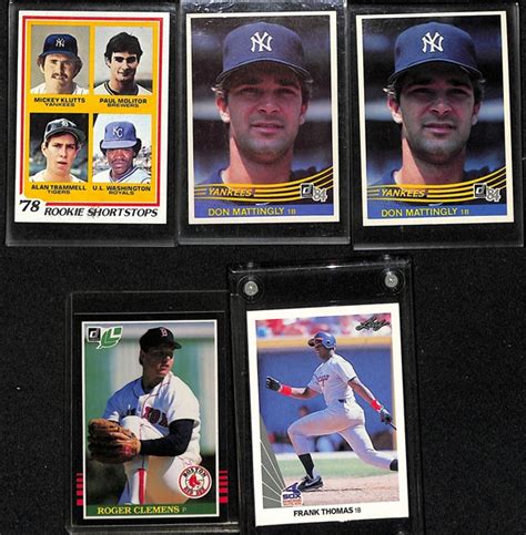 Lot Detail Lot Of 43 1966 1990 Baseball Rookie Cards W 1966 Topps