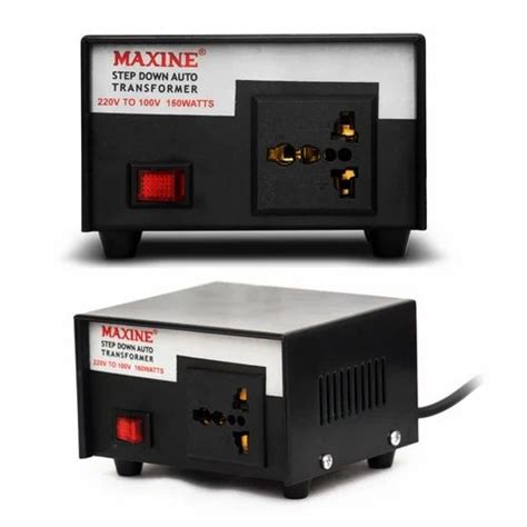 Single Phase 220 To 100v Maxine SDJ 150 Step Down Auto Transformer At