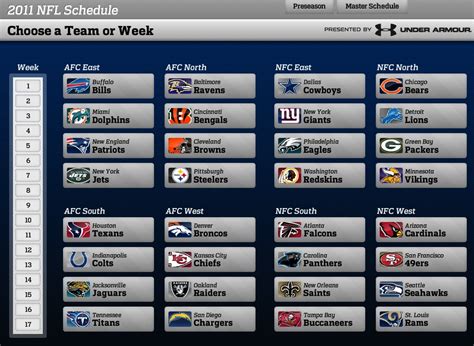 2011 NFL Schedule - Keeping It Real Sports