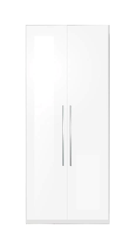 White High Gloss Lacquer 2 Door Wardrobe Momo Esf Modern Made In Italy