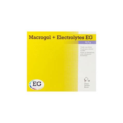 Macrogol Electrolytes Eg G Pdr Sach