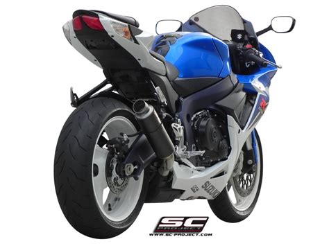 SC Project GP M2 Carbon Slip On Einddemper Met E Keur SUZUKI GSX R 750