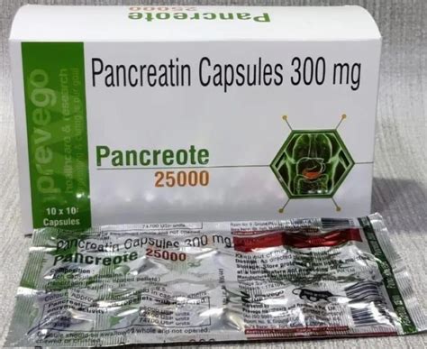 Pancreatin Mg Creon Capsules At Rs Strip Pancreatin