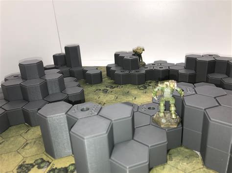 Hills For Grassland 3 Mapsheet 3d Printed Terrain And Hills Compatible With Btamerican Mecha