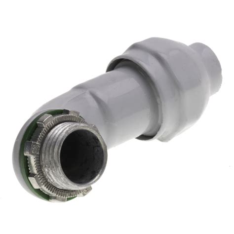 Pvc Jacketed 90 Degree Mcteck Cable Connector 38″ Polyolefin Nsi Industries