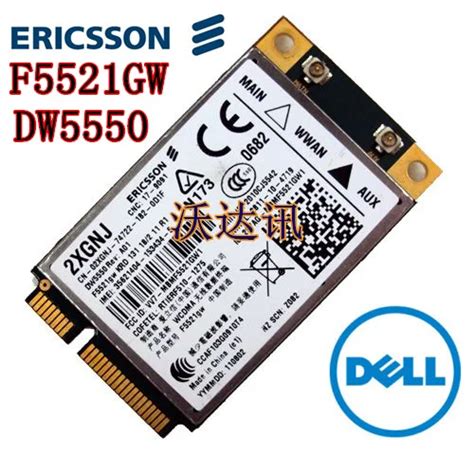 Unlocked Dw F Gw Ericsson Wireless G Mini Pci E Card For Dell