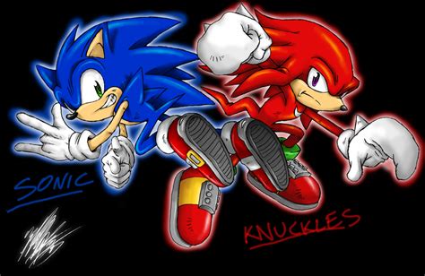 Sonic and Knuckles by ShockRabbit on DeviantArt