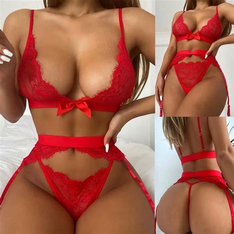 Soutien Gorge Femmes Lingerie Corset Dentelle Armatures Racy Mousseline