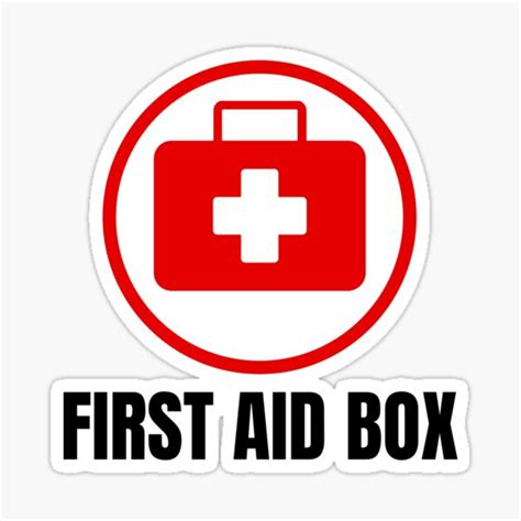 First Aid And Emergency Sticker Sticker For Sale By Noyomiart Redbubble