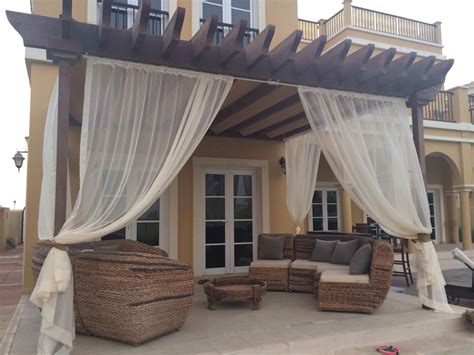 Pin By Denise On Garten In Outdoor Curtains For Patio Diy Porch