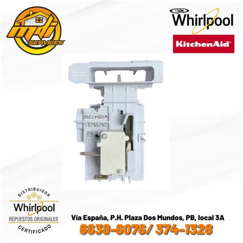 Switch De Puerta Lavadora Whilpool Original