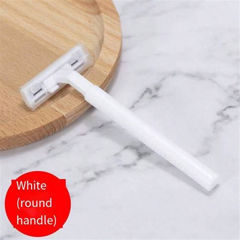 10cm White Manual Single Use Carbon Steel Blade Shaver Disposable Home