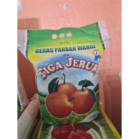 Jual Beras Tiga Jeruk Kg Shopee Indonesia