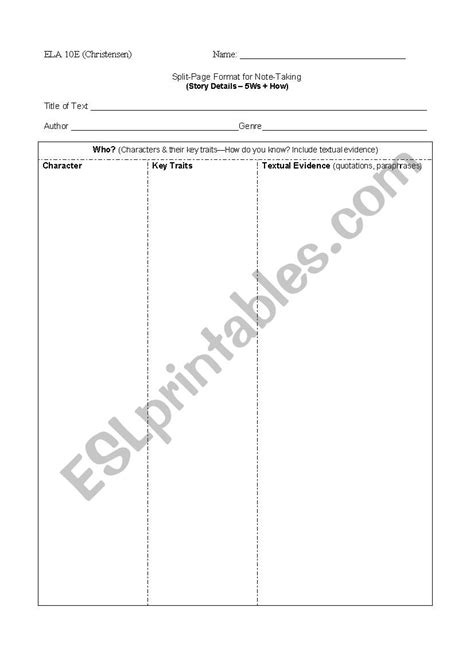 Graphic Organizer Free Printable Note Taking Templates Free Digital