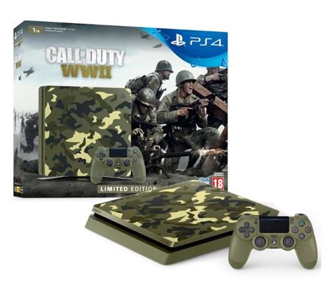 Sony Playstation Slim Tb Edycja Limitowana Call Of Duty Wwii To