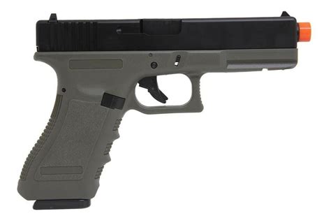 Pistola Airsoft Gbb Glock G18 R18 Verde Blowback Army Mercado Livre