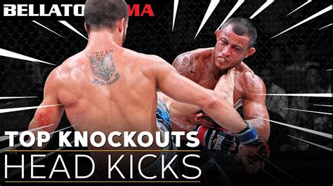 Top Brutal Head Kicks Part Two Bellator Mma Youtube