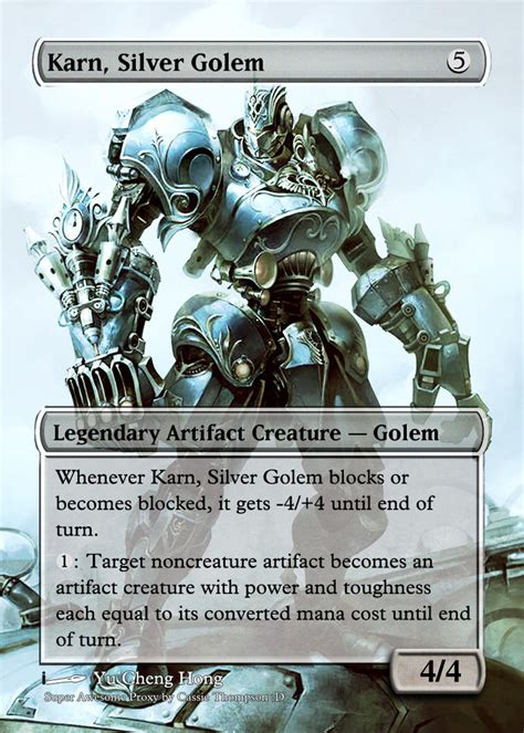 Karn Silver Golem By Itsfish3 On Deviantart