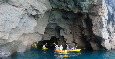 Lomo Quiebre Mogan Kayaking And Snorkeling Tour In Caves