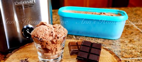 How To Make Homemade Chocolate Ice Cream Recipe Anns Home Cuisine