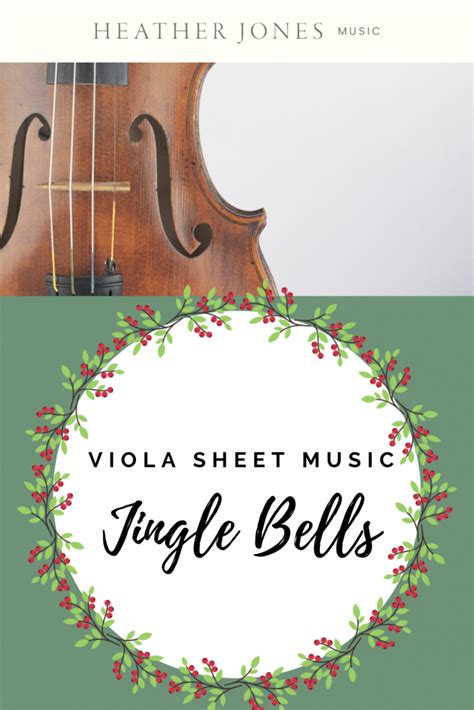 Jingle Bells Viola Sheet Music Heather Jones Music