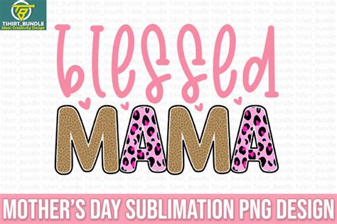 Blessed Mama Sublimation Graphic By Regular Creative · Creative Fabrica