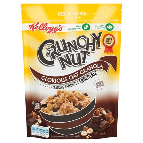 Kelloggs Crunchy Nut Oat Granola Chocolate And Nut 380g Centra