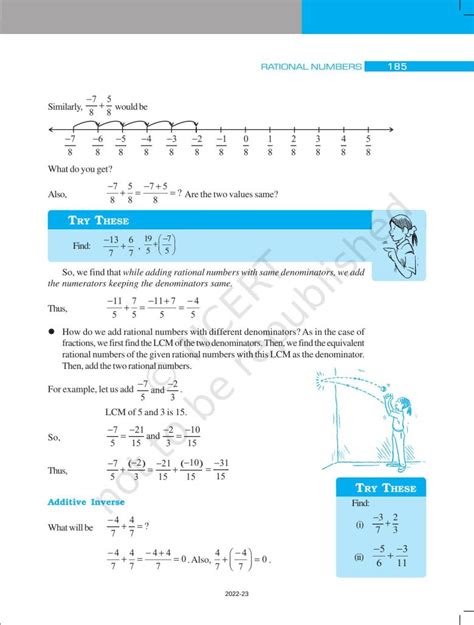 Ncert Book For Class 7 Maths Chapter 9 Rational Numbers Indcareer Schools