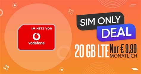 Gb Lte Vodafone Allnet Flat Nur Euro Monatlich Handytariftipp